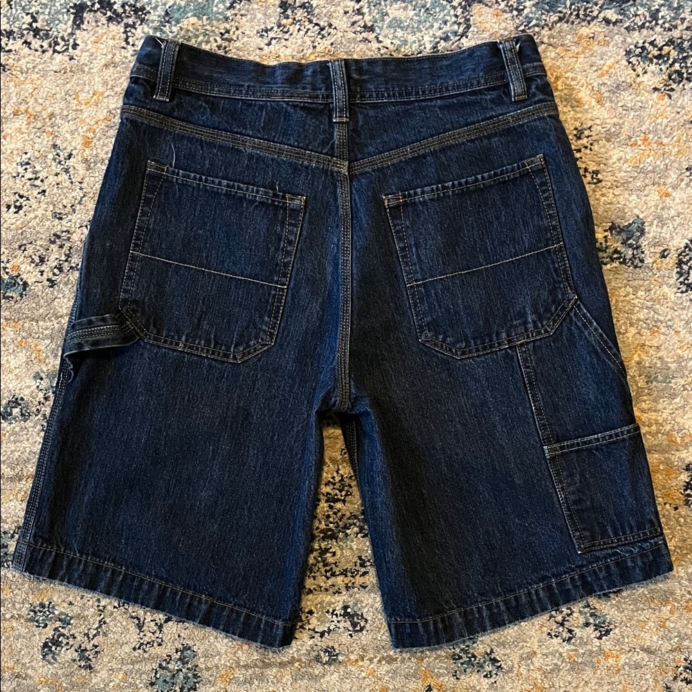 VTG High Sierra Indigo Denim Carpenter Shorts Size 32